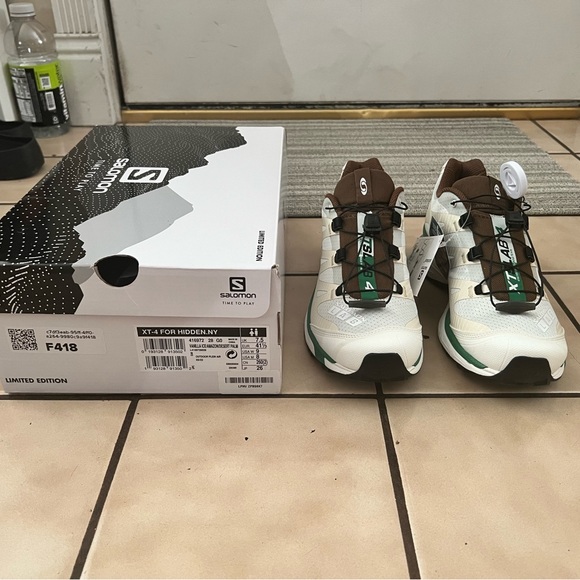 NEW Salomon XT-4 Hidden NY Vanilla Ice / Amazon Desert Palm Size 8 - Picture 4 of 7